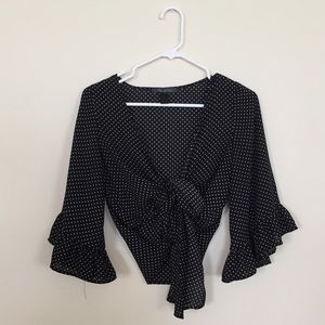 Urban Heritage Wrap Top